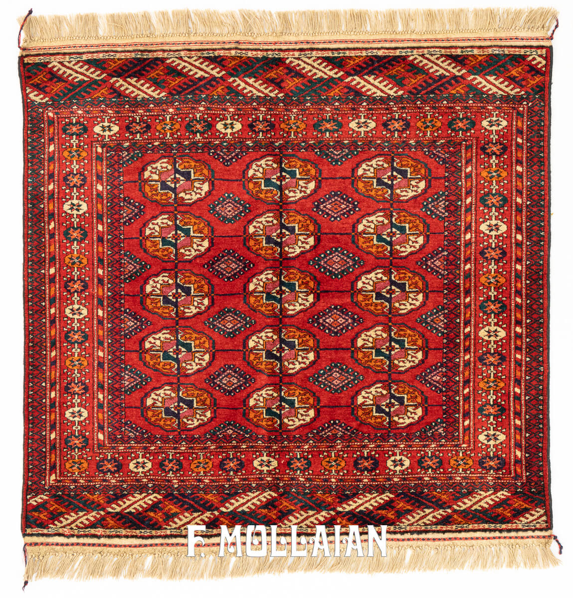 Bukhara Rug Hand-knotted (105x96 cm)